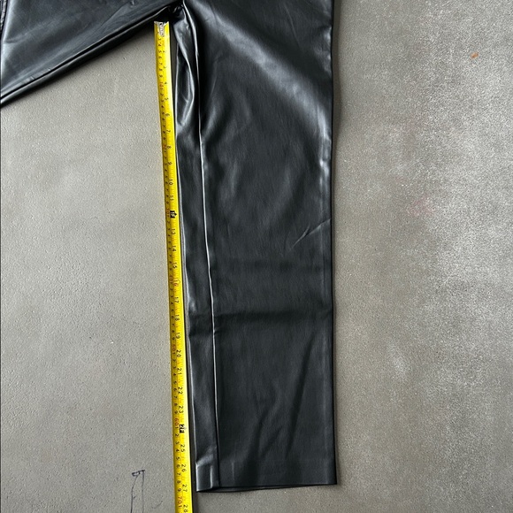 Joe Fresh Women's Black Pleather Pants - Picture 7 of 9